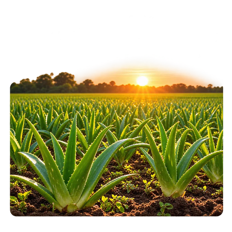 Farm field for raw material sourcing