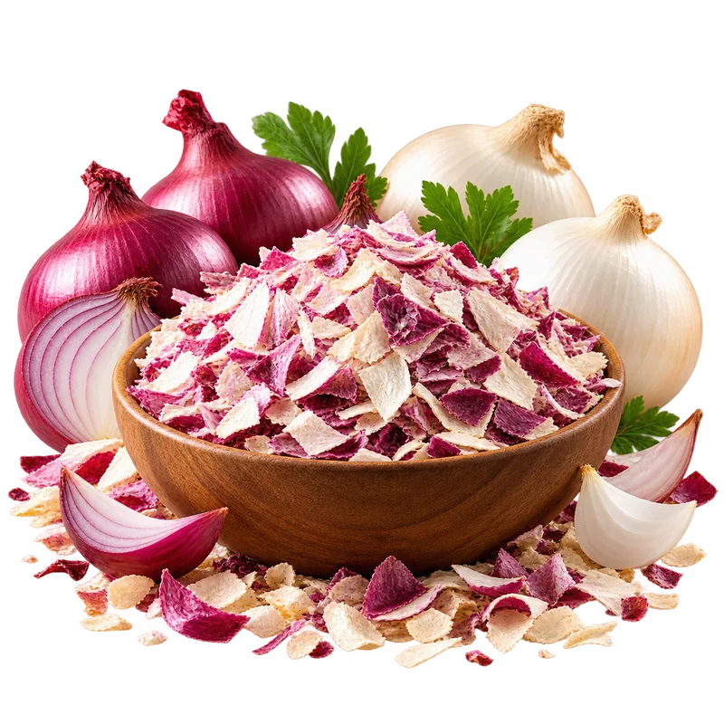 Dehydrated onion products