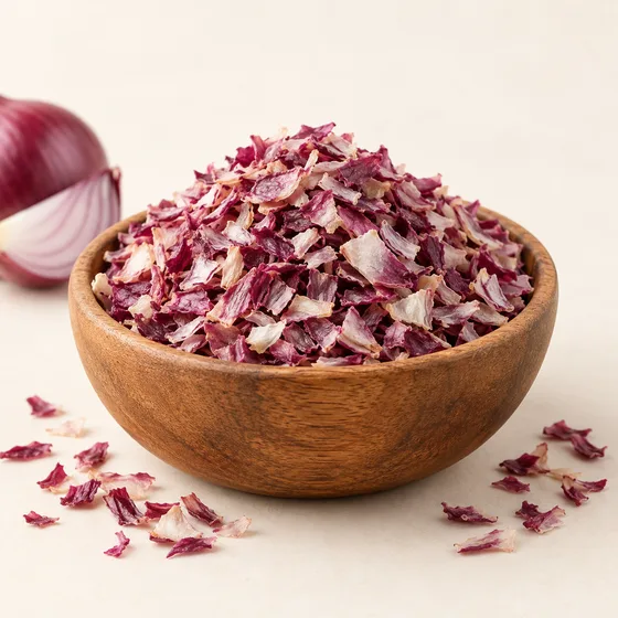 Red onion kibbled
